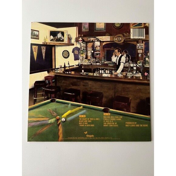 Huey Lewis And The News Sports 1983 LP Chrysalis FV 41412 VG+ Orig Inner Cleaned - Picture 2 of 9